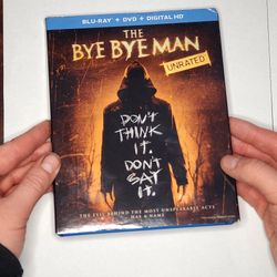 The Bye Bye Man (Blu-ray, 2017) Unrated 2-Disc set 