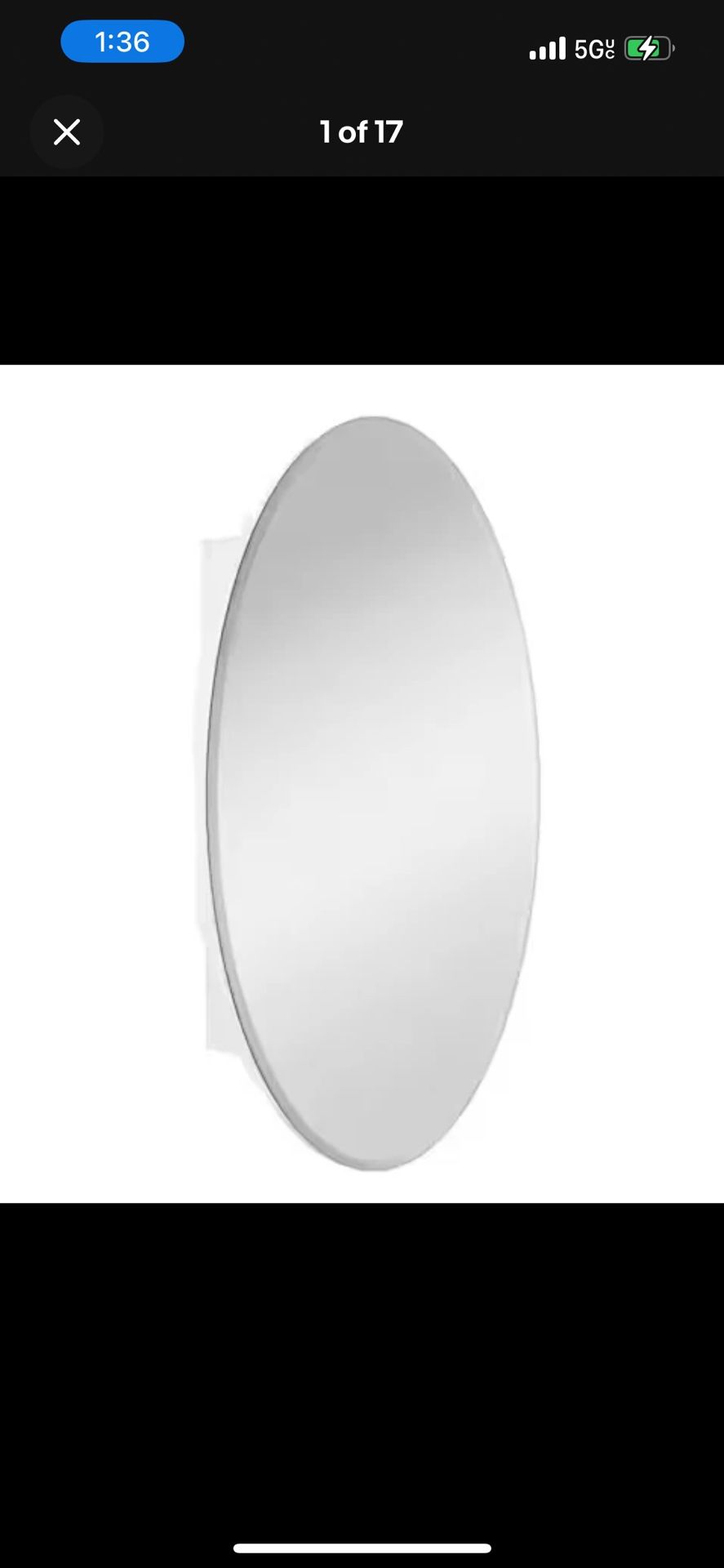 Glacier Bay 20" x 30" Frameless Recessed Surface Bathroom Medicine Cabinet