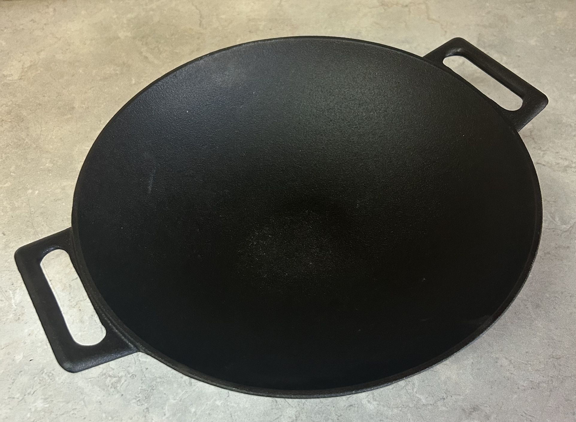 Jim Beam 12” Cast Iron Wok