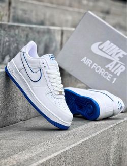 Nike Air Force 1 Low White Blue Sneakers