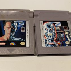 Set of 2 Terminator games for GameBoy