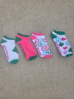 Girl Scouts Ankle Socks 4 Pairs