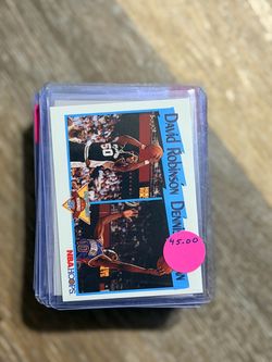 NBA Hoops David Robinson & Dennis Rodman Basketball Card