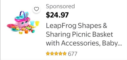 Leapfrog shapes and sharing picnic basket