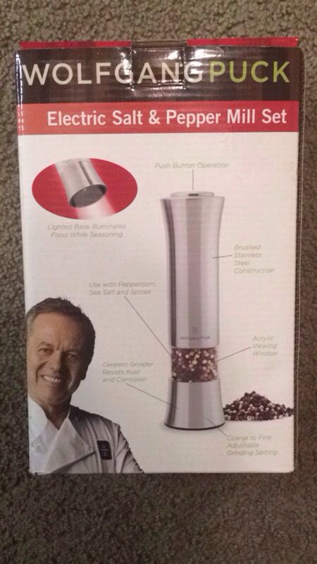 Wolfgang Puck Electric S&P Mill Set for Sale in Provo, UT - OfferUp