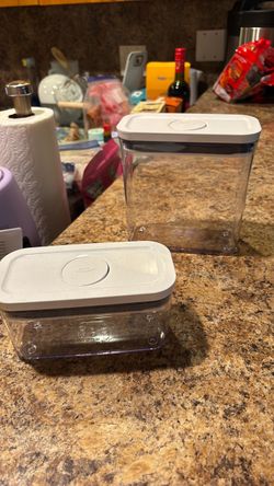 Clear storage containers