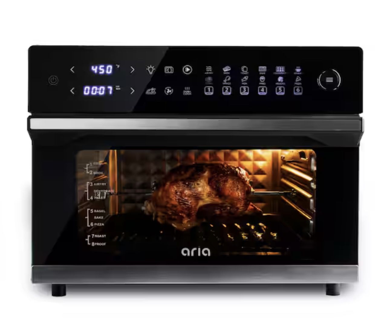 Ariawave 36 qt. Black Air Fryer Oven