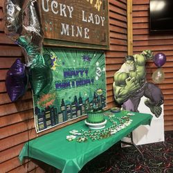 Hulk Birthday Standing Prop
