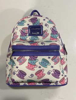Mad Tea Party Mini Backpack by Loungefly