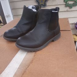 Boys Black Ankle Boots Size 13