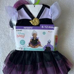 Halloween Costume Disney infant Ursula costume 6-12 months