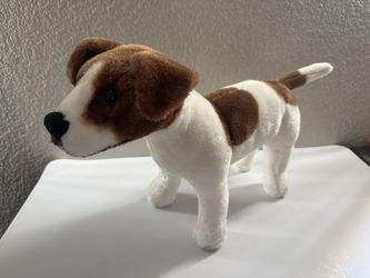 Melissa & Doug Giant Jack Russell Terrier - Lifelike Stuffed Animal Dog (12”H ,20”L)