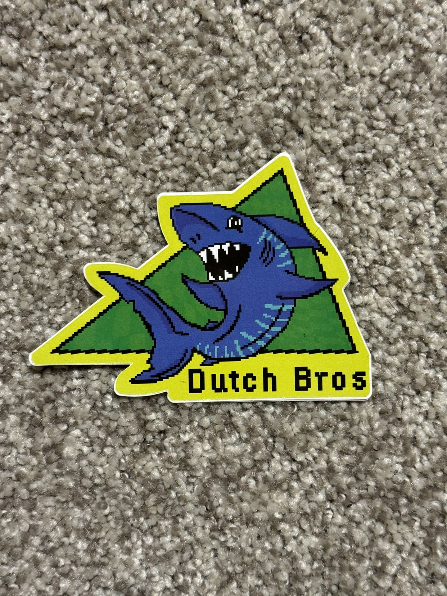 Dutch Bros “Retro Shark” Sticker