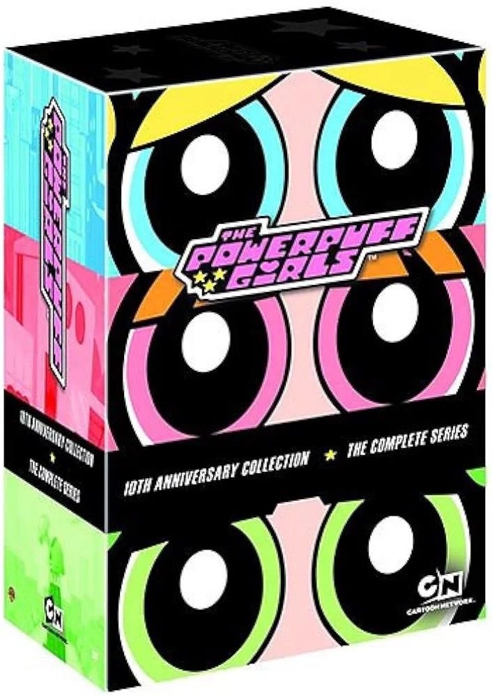 THE POWER PUFF GIRLS COMPLETE SERIES DVD ALL 6 SEASONS !!! ALL LIKE BRAND NEW DISC!! GREAR CONDITION $60.00
