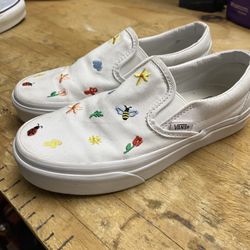 Vans Slip Ons White M:4 W:5.5 