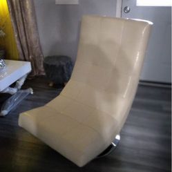 Swivel Armless Club Chair