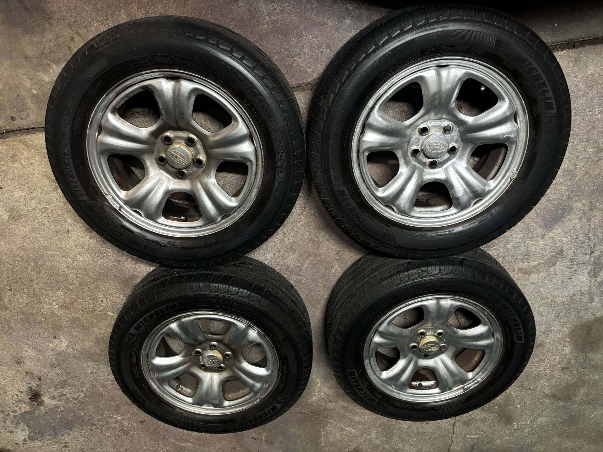 Subaru Forester 5x100 Rims / Michelin Tires