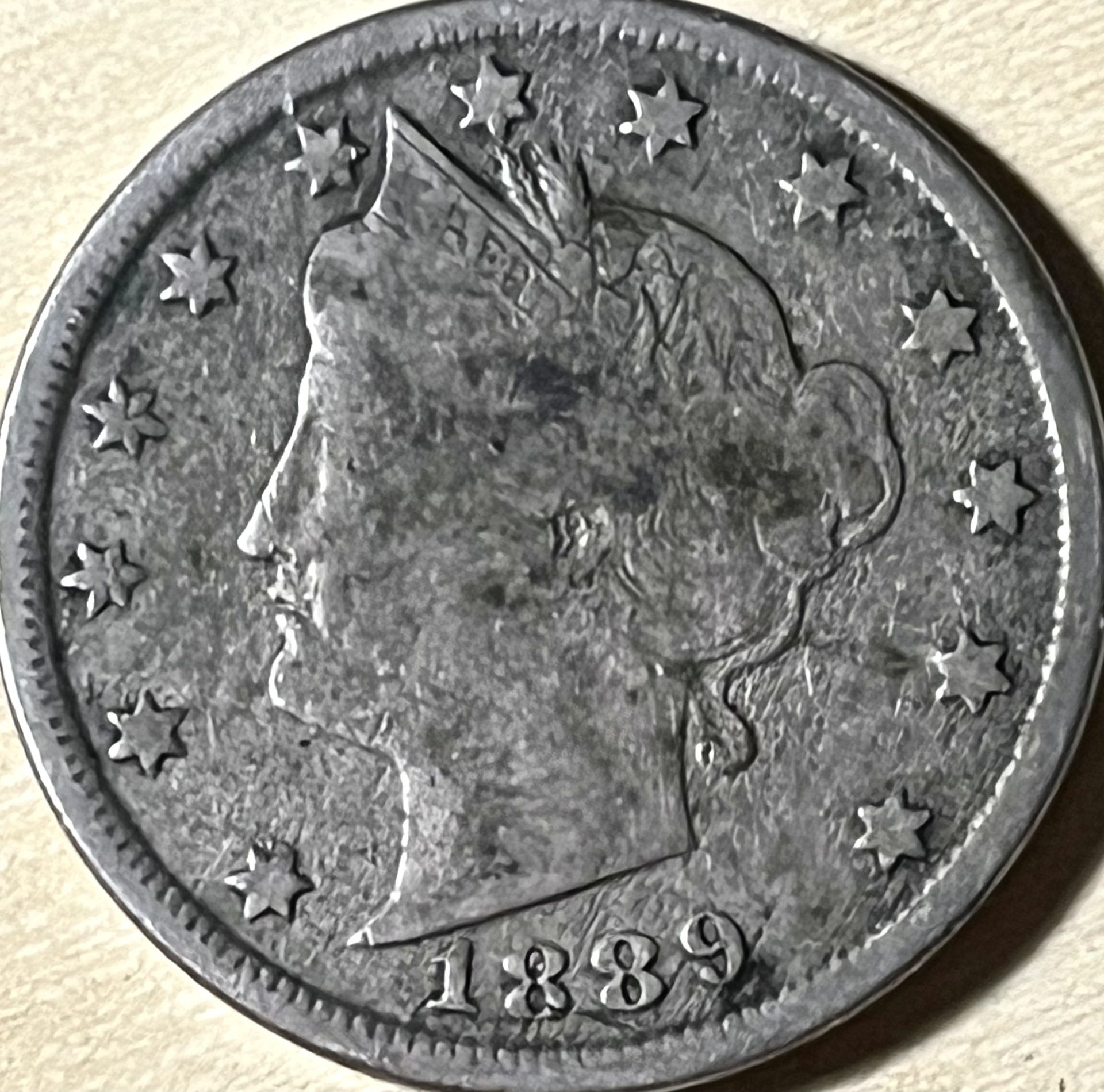 1889 Liberty Nickel