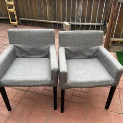 2 IKEA Arm Chairs - Nils 