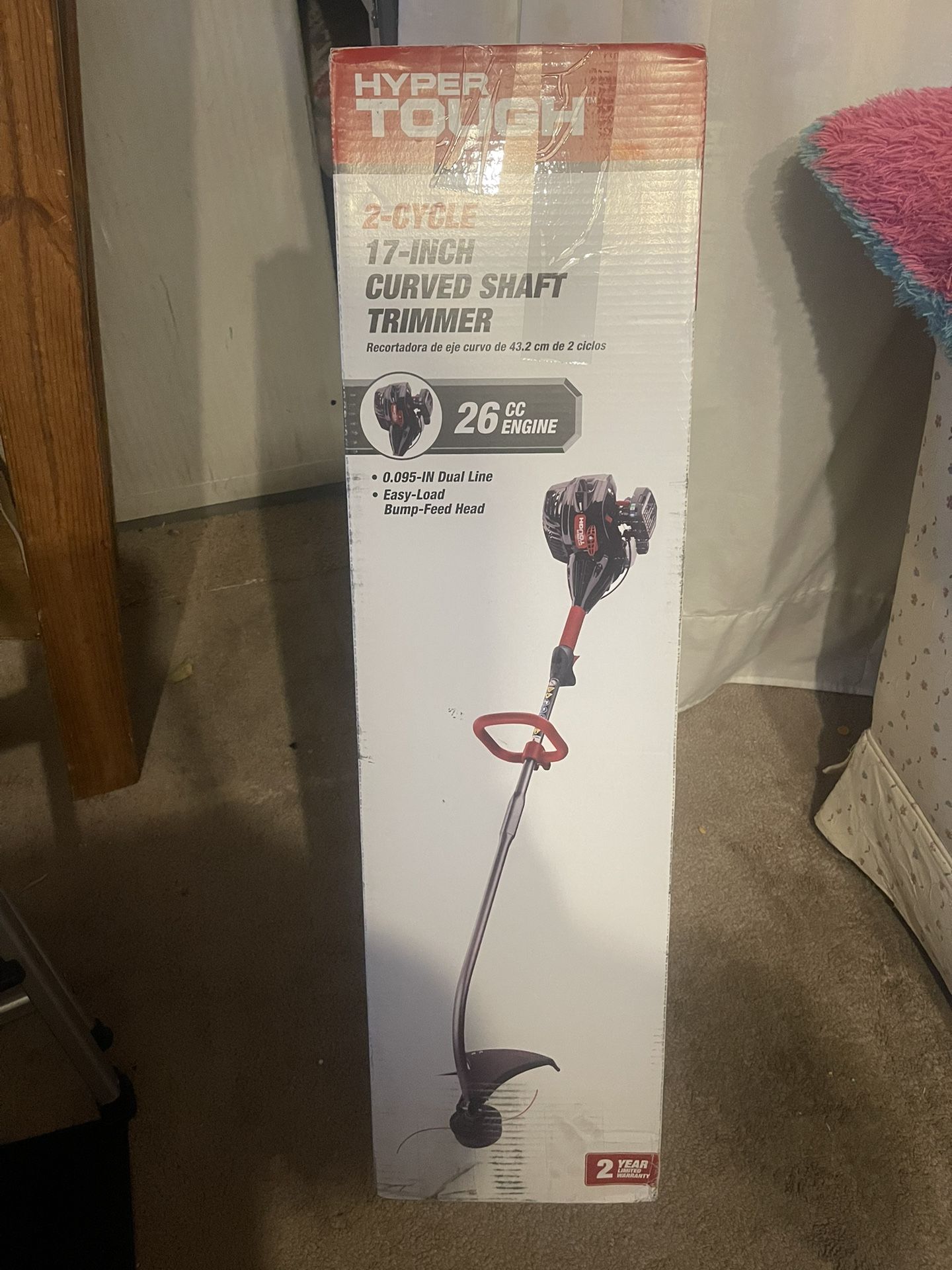 Hyper Tough 17Inch Curved Shaft Gas String Trimmer for Sale in Lake