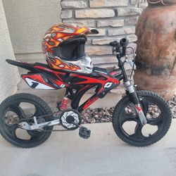 Kids Bike And Helmet 