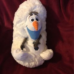 Disney Frozen Olaf Hideaway Pets Plush 14" Snowman Ball White Jay At Play...