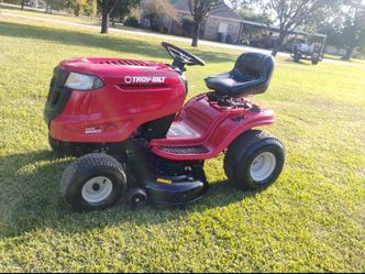 Troy riding lawnmower