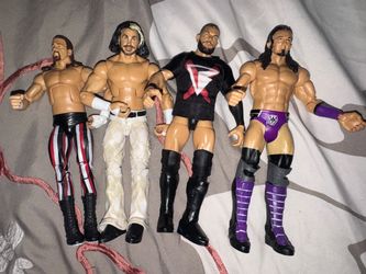 WWE Wrestling Action Figures Lot of 4