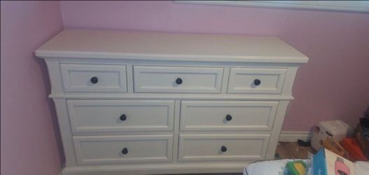 White dresser