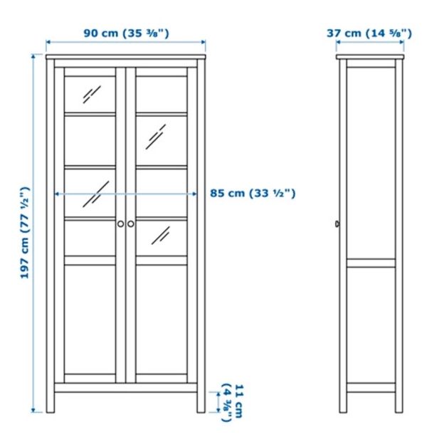 Hemnes Cabinet With Panel Glass Door Red Brown 35 3 8x77 1 2 Hemnes Cabinet With Panel Glass Door Red Brown 35 3 8x77 1 2 Ikea For In Lake Worth Fl Offerup