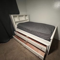 Twin Size Captain Bed 