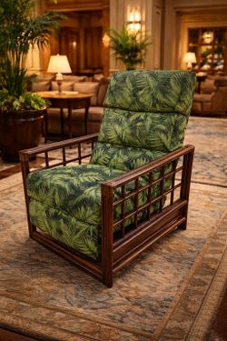 Rattan Recliner
