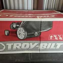 Troy-Bilt Gas Lawn Mower 21 in. 2-in-1 Briggs and This Ryobi On Walk Behind Push