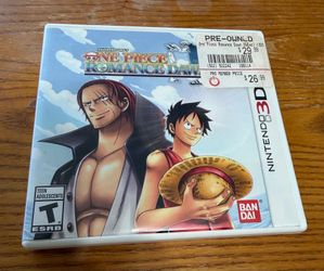 One Piece Romance Dawn Case Only NO GAME Nintendo 3DS Empty Replacement Box Art