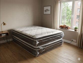 $199 Queen pillow top mattress only brand new free delivery same-day firm or soft