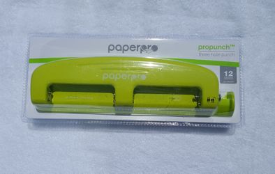 NEW Lime Green 3-Hole Punch