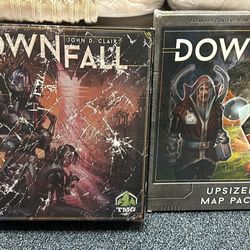 DownFall board game with Upsized map pack extra - board game tabletop game - New