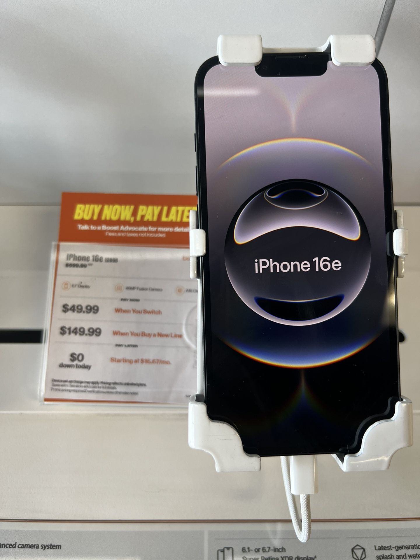 Iphone16e @ 49.99$ If You Switch To Boost Mobile