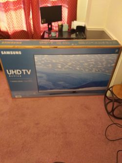 65 in samsung 7 series smart tv with stand and wallmount