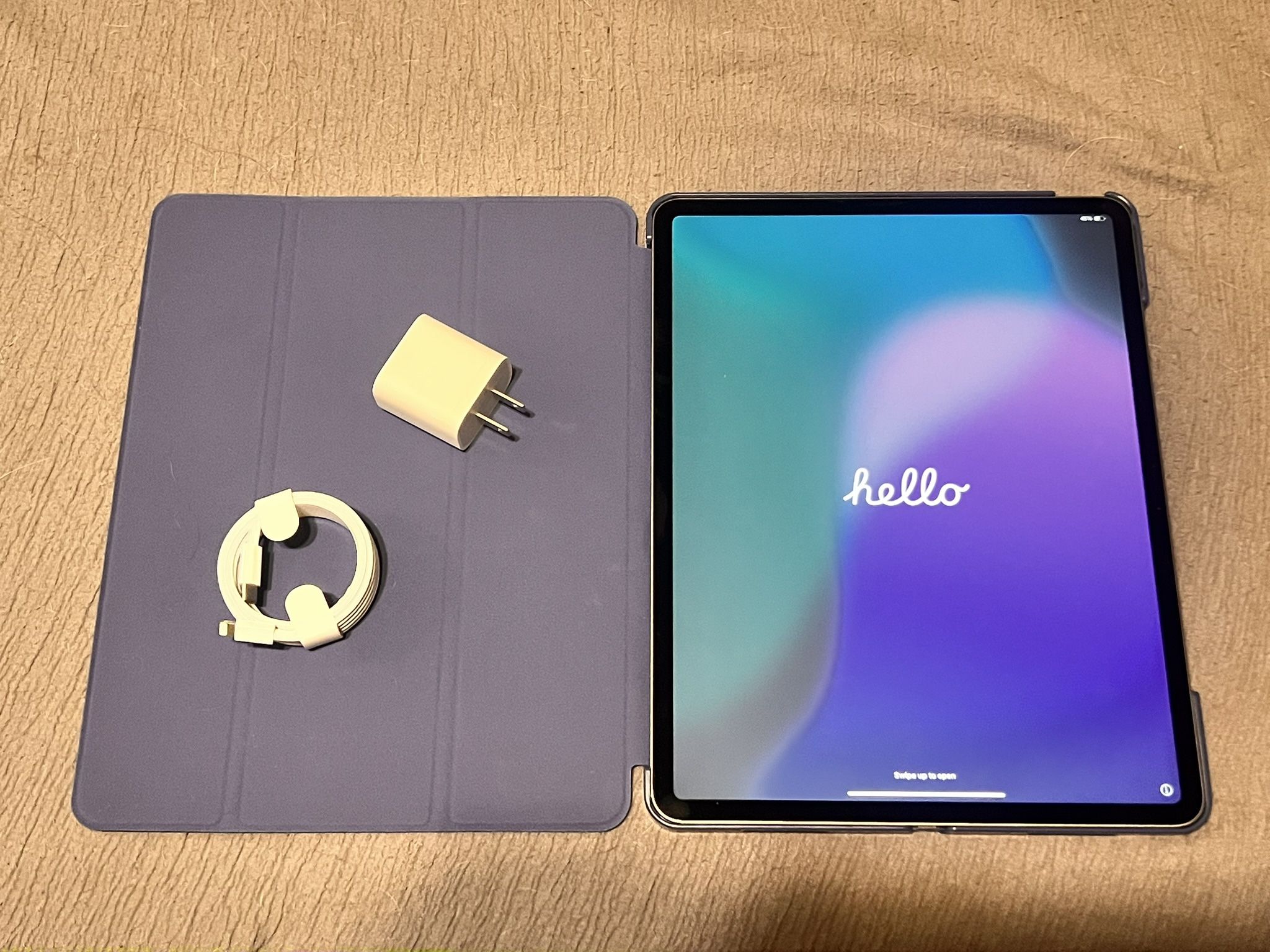 Apple iPad Air 13” M2 Tablet 128GB w/Case & Charger