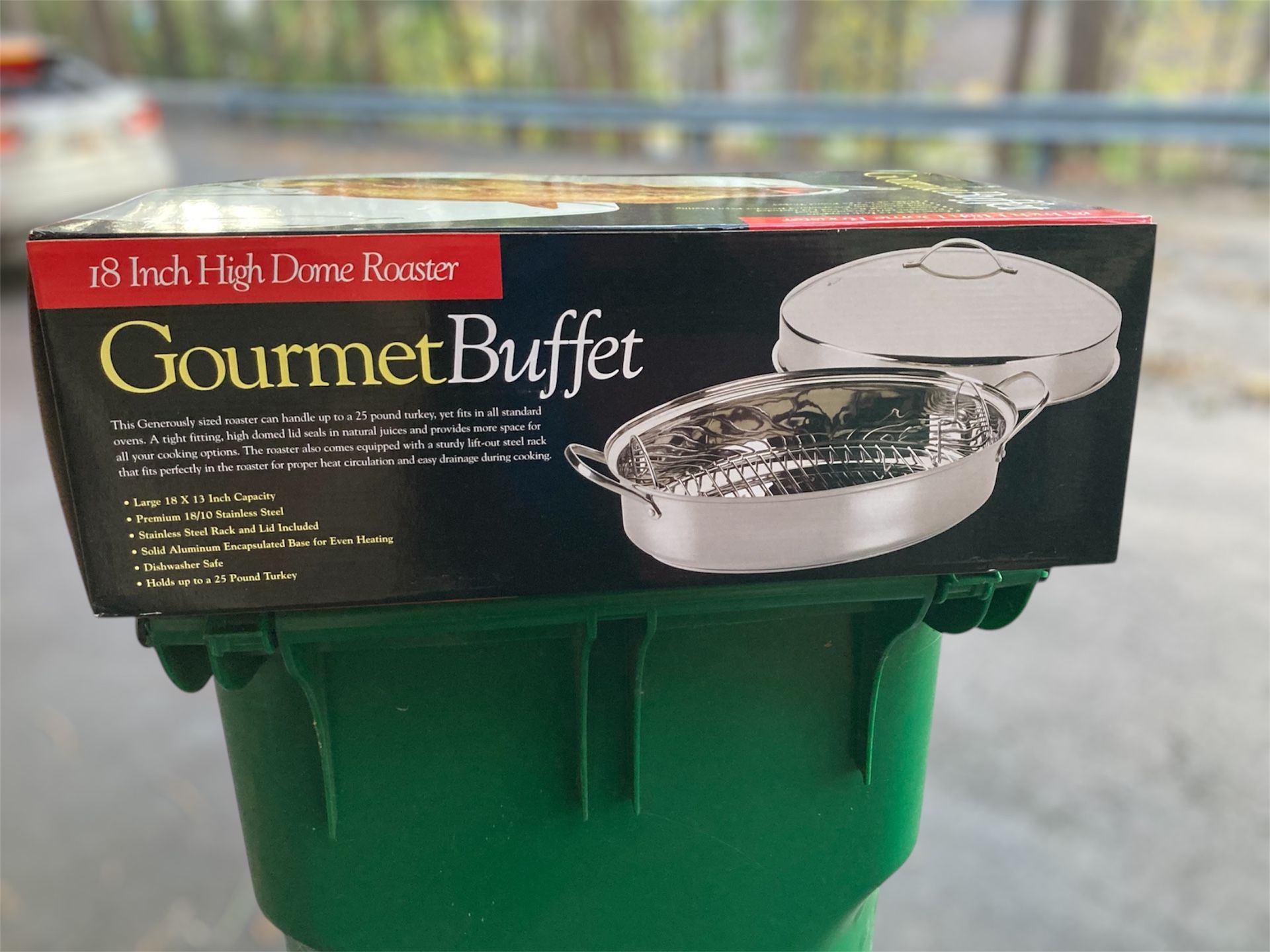 New Roasting Pan 18” High Dome - Sealed Box