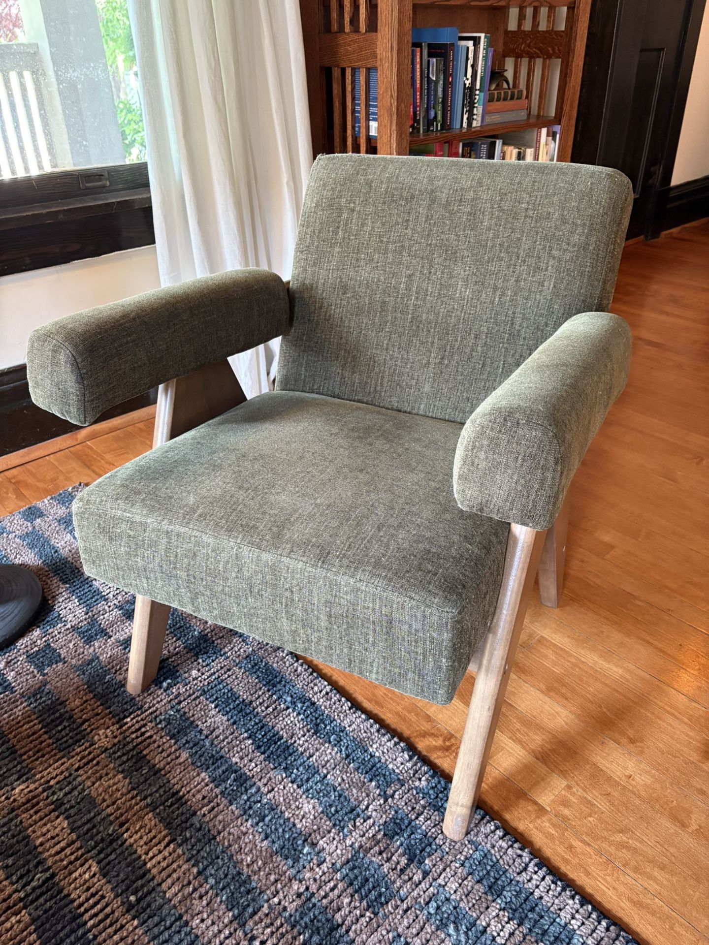 Green Fabric Chair