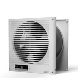 AC Infinity Room to Room Fan 8”, Two-Way Airflow Through-the-Wall Fan with Temperature Controller