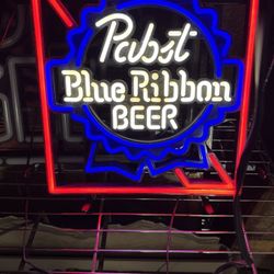 Pabst Beer Neon Sign 