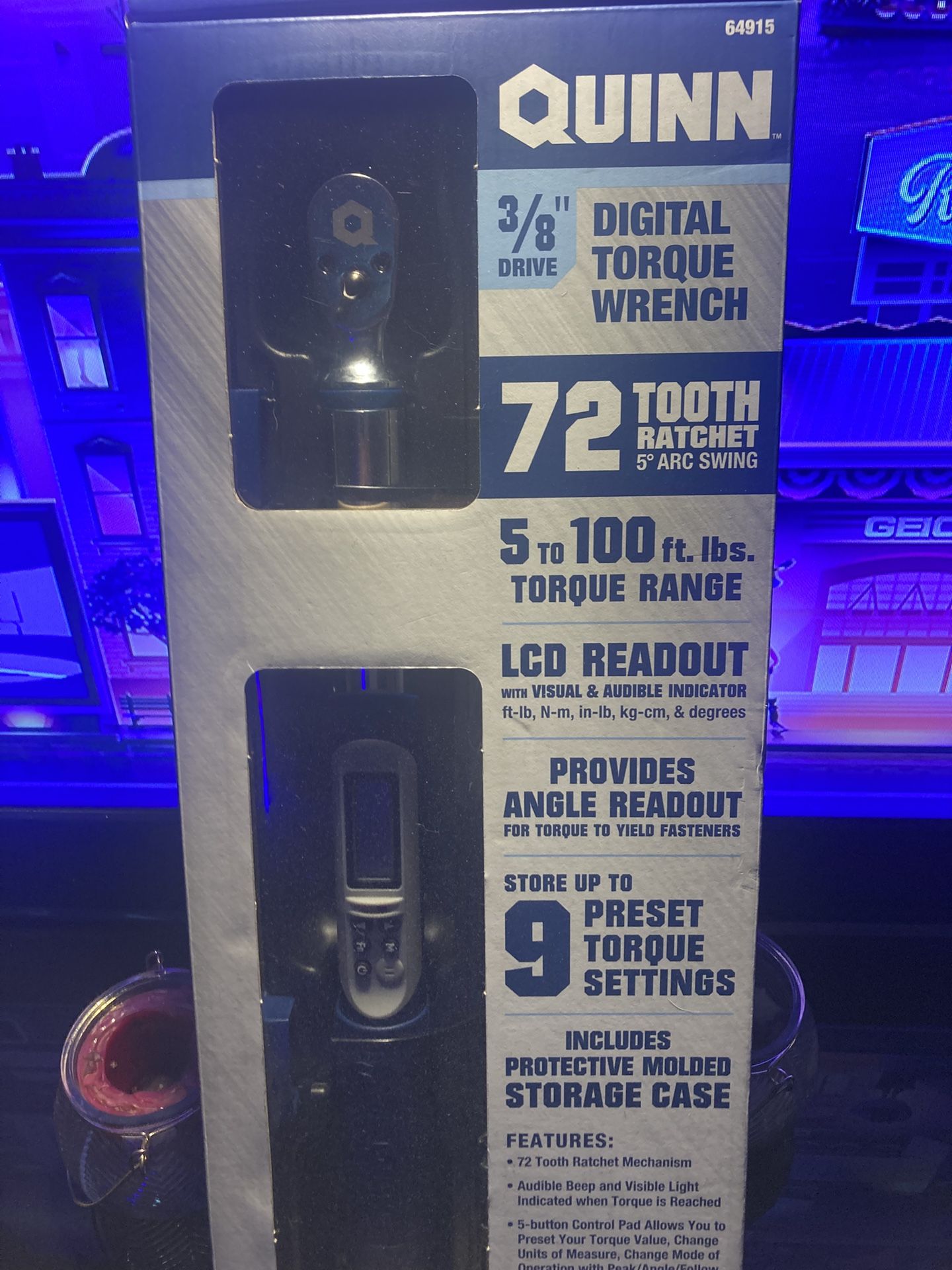 Quinn 3/8 digital torque wrench