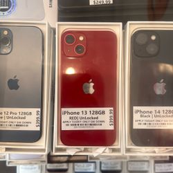 Apple iPhone 13 128 -256GB Blue Unlocked for All Carrier Pro With Tmobile and 11 Gen 12 Mobile ATT Max Verizon Straight Metro 16 spectrum 15  