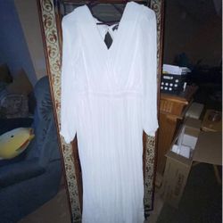 Women’s White Jumpsuit (Large)