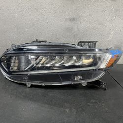 2018-2019-2020 HONDA ACCORD LEFT HEADLIGHT OEM USED #9150
