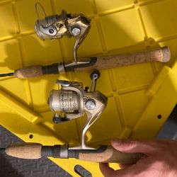 2 Ultralight Fishing Combos – Daiwa Spinmatic Rods + Shimano Sedona Reels