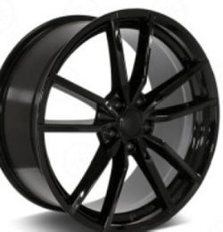 Volkswagen Jetta Psssat Gti 19” New Blk Factory Style New Rims Tires Set 